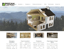 Tablet Screenshot of pisgahinsulation-nc.com